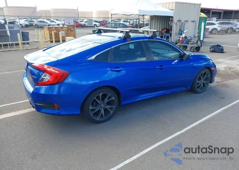 2019 Honda Civic Sport z USA, uszkodzony, nr VIN 19XFC2F89KE047225
